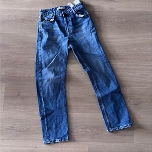 Blue Zara Denim Straight Jeans
